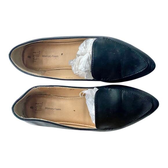 Time and Tru Memory Foam Loafers Black - Picture 3 of 5